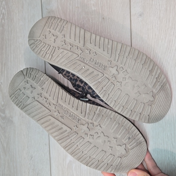 Hey Dude Women Wendy Sox Leo Brown Loafer Slip On Shoes Sz 8 - Picture 11 of 12